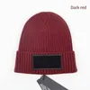 Brand topstoney hats Classic embroidered badge warm knit hat