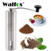 Handmatige Coffee Grinders Grinder mini roestvrijstalen handgemaakte bonen Burr Mill keukengereedschap Accessoires 221014