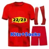 RBL 23 24 Soccer Jerseys FORSBERG Camiseta HEE CHAN HALSTENBERG POULSEN Sorloth 2023 2024 Football Shirts CUNHA Szoboszlai Olmo Silva Men Kids child full set