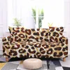 Stoelhoezen Leopard Print Elastic Sofa Slipcover meubels beschermer voor woonkamer loveseat stretch Couch Cover 1/2/3/4-zits funda