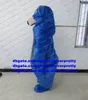 Traje de mascote azul baloo bear