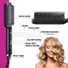 Hair Straighteners Straightener Brush 2 In 1 Ionic Straightening With 3 Heat Levels Fast Ceramic Heating Anti-Scald Comb 221021