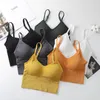 Bustiers & Corsets Sports Bra For Women Gym Comfortable Wire-less Underwear Tops Fashion Adjustable Shoulder Strap Corset Crop Top