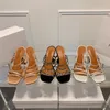 Sandals PVC Women Square head Clear Crystal Horseshoe heel Heels Stilettos Sexy Summer Shoes Peep Toe Womens Heels