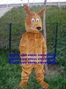 Brown Australian Hound Dog Mascot Costume Chiens de chasse Courser Jackal Dhole Personnage adulte Temple Fair Cartoon Vêtements zx1599