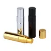 50000 stks 3 ml Mini Parfumflesje Aluminium Spray Verstuiver Flessen Sample Lege Goud Zilver Zwart Glazen Flesjes