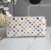 Stilisti Zippy WALLET Portafogli con cerniera in pelle da donna per uomo Alta qualità Fiori Portamonete Borse Porta carte lungo Brazza Clutch