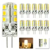 2PCS G4 LED LED 3W 7W مصباح قابلين للسيليكون دافئ أبيض/أبيض 360 درجة الثريا من الثريا