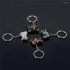 Keychains Classic 3D Simulation Model of Motorcycle Rings Metal Solter Key Keyring para Man Women Alta qualidade Presente S157