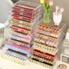 Aufbewahrungsboxen, Behälter, Organizer, Kosmetik, Lippenstifthalter, Schmuck, Stift, Schreibwaren, Schublade, transparentes Acryl 221028