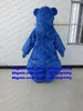 Traje de mascote azul baloo bear