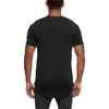 Men's T Shirts Mens Mesh Trend Casual Clothing Running Breathable Cool Tee Shirt Tops Short Sleeve Fitness Quick Dry