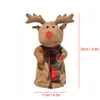 Plush Dolls Electric Roated Dancing Elk Christmas Music Toys Xmas Decoration Home Figurine Year Party Ornament Gift 221111