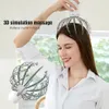 Head Massager Octopus Electric Vibration Staccabile 12 Artigli Scalp Alleviare la fatica Portatile 221012