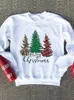 Women's Hoodies Holiday Winter Lovely Trend Women Print Pullovers Merry Christmas Graphic Sweatshirts Happy Year O-neck Fashion Clothing