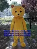 Yellow Bear Mascot Costume Adult Cartoon Character Outfit Suit Jubileumsfirande ￖppning Reception ZX2977