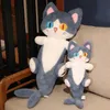 Plush Dolls Unique Different Colour Eyes Cosplay Shark Tail Cat ies Stuffed Cute Whale Cats Shiba Inu Dog Toy Gift For Boy Girl 221111