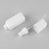 100pcs 60ml 75ml 90ml Makeup Empty Travel Plastic White Square Spray Bottles For Toner Perfume Tool 2023 New