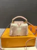 France Femmes Soft Vison Fourrure Capcines Sac à bandoulière Poignée supérieure Sac fourre-tout Sac à main de luxe Designer Dames Multi Pochette Grande Capacité Bracelet en cuir véritable Bandoulière