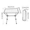 Meubles de camping HooRu Table de camping pliante Tables de pique-nique de pêche portables ultra-légères en plein air Sac à dos pour la plage Voyager Bureau de jardin