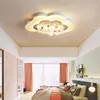 Plafonniers Chambre Lampe Moderne Minimaliste Chaud Romantique Fille Nuages Étoiles LED Maître Enfants Chambre Lampes LB022203