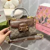 Luxe 1955 Vintage Handtas Designer Lederen schoudertas Dames Mini Toes Bag Classic Letter Crossbody Fashion Ladies Handtassen 5 Style