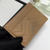 unisex designer bags fashion wallet purses mens credit card holder woman's mini wallet- genuine leather luxury caviar passport holders with box