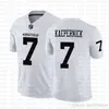 2023 New Im с KAP Jerseys Black White NCAA Imwithkap Jerseys 7 Колин Каперник Американский футбольный майка Том Брэди