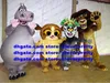 Leeuw lemur gloria mort mascotte kostuum volwassen stripkarakter outfit pak kleuterschool kleuterjaars pet shop jaarlijks symposium zx2890