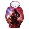 Sweats à capuche pour hommes 2023 Mode Anime Akame Ga Kill 3D Sweat à capuche imprimé Sweatshirts Hommes Femmes Casual Pull Harajuku Streetwear Cool Vêtements