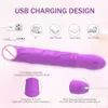 Real Dildo Vibrator 9 Modes Touet sexuel pour les femmes Magic Magic Wand Veme Female Clitoris Massageur Masturbator Adult Products