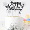 Altri articoli per feste per eventi 50 pezzi Topper per torta di buon compleanno Glitter cartoncino Baby Shower Bomboniere per bambini Decorazioni Decorazione 221020