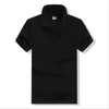 Polos pour hommes ZOGAA haute qualité été couleur unie hommes/femmes polos coton décontracté à manches courtes t-shirts mode mince femme/homme hauts