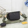 أكياس مسائية متعددة pochette accessoires حقيبة القابض الكتف كروس المساء حقيبة لافاة أصلية جلدية اثنين من الحقائب القابلة للفصل