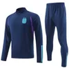 Argentiniens Nationalmannschaft Camisetas de Football TRAININGSANZUG 2022/23 Argentinier ein Mann SET TRAININGSANZUG Jacke Chandal Futbol Survêtement