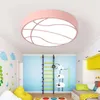 Plafonniers Led basket-ball chambre d'enfants chambre dessin animé maternelle aire de jeux bébé porter boutique lampe créative LU8111404