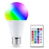 5/10/15/20/25w Colorful Smart Lamp Bulb With Remote Control Light Eco-friendly Radiation-free For Holiday Party Decor