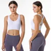 Yoga Outfit Women Crossover Strap Nude Sports Bra High Impact Back Support Workout Crop Top Shockproof Pad Longline Gym Sportswear Bras