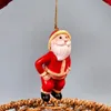 Decorazioni natalizie Giocoso Babbo Natale Ciondolo in resina Nudo BuSanta Ornamenti Albero di Natale Pendenti pendenti Decorazione natalizia per la casa