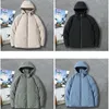 Hommes Down Parkas MRMT Marque Loisirs Solide Couleur Hiver Spot Chaud Ordinaire Jeunesse Fermeture Éclair Coton Gris Vers Le Bas Veste Vestes Pour Homme 221111