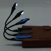 Luci notturne Mini flessibile Clip-on Luce per libri luminosa Lampada da lettura per libri da viaggio a LED Porta luce bianca Piccoli regali da tavolo G