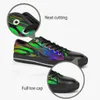 Gai gai sapatos masculinos tênis personalizados pintados à mão lona moda laser corte baixo respirável caminhada jogging feminino formadores