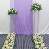 Jarown Wedding 100cm Flower Row Archrangement Flower Stage Road Blomma Bröllopsscene Layout Party Decoration Floral LJ201128