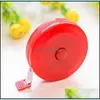 Other Household Sundries 200Pcs Retractable Body Measuring Rer Sewing Cloth Tailor Tape Measure Soft 60 30 V2 Drop Delivery Home Gar Dhcfh