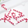 Noel Süslemeleri 24 PCS Ağaç Asma Şeker Cane Decool Dekorasyon Sergililer Ev Çocuk Oyuncakları Kesme Kek Dekoru