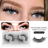 2 pairs natural false eyelashes fake lashes long makeup 5d mink lashes eyelash extension for beauty