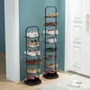 Clothing Storage 90cm Light Luxury Vertical Marble Shoe Rack Dormitory Dustproof Iron Cabinet Space-saving Small