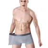 Underpants 2022 Бесплатные мужчины боксеры роскошные шелковистые мужские нижние бельцы антибактериальные 3D -промежностные шорты Ropa Interior Hombre Slips