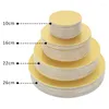 Bakeware Tools Golden Round Cake Mat Mousse Bottom Food Disposable Dessert Snack Display DIY Table Tray Party Decoration Supplies