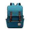 Backpack Outdoor Strong Load Bearing Travel Vintage Oxford Cloth Rucksack